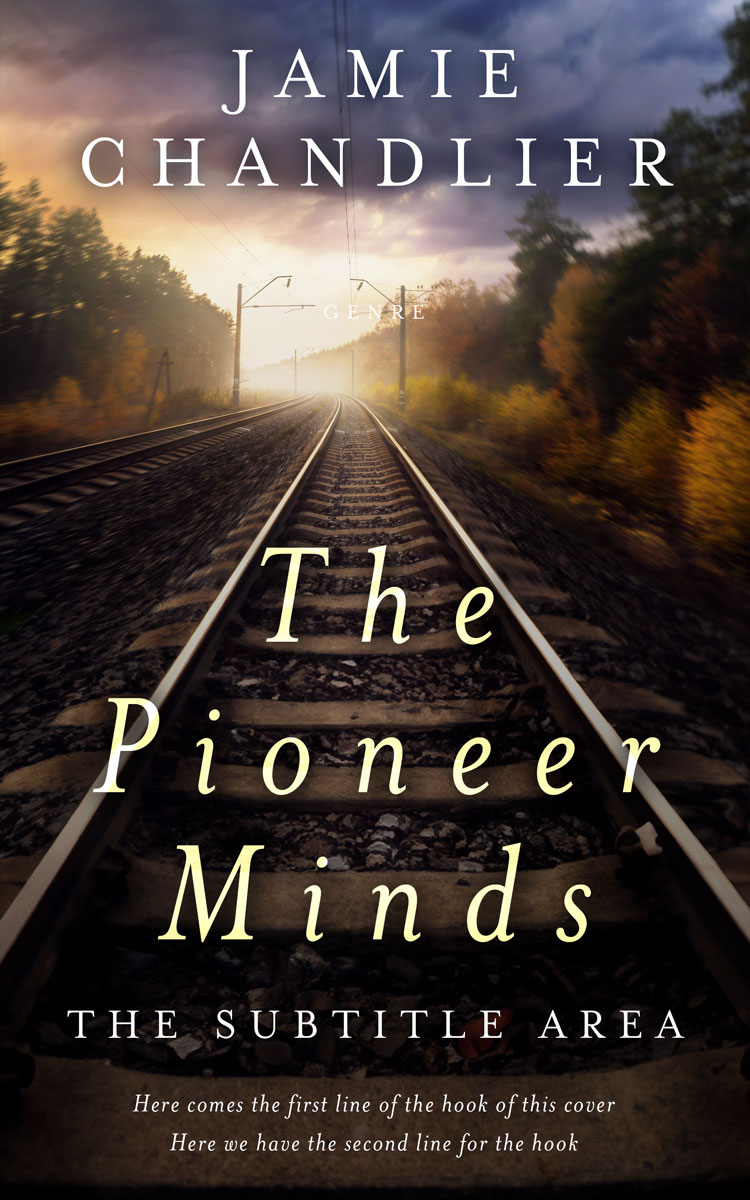 2D view of Premade Literary Fiction Book Cover - Cocoa Brown