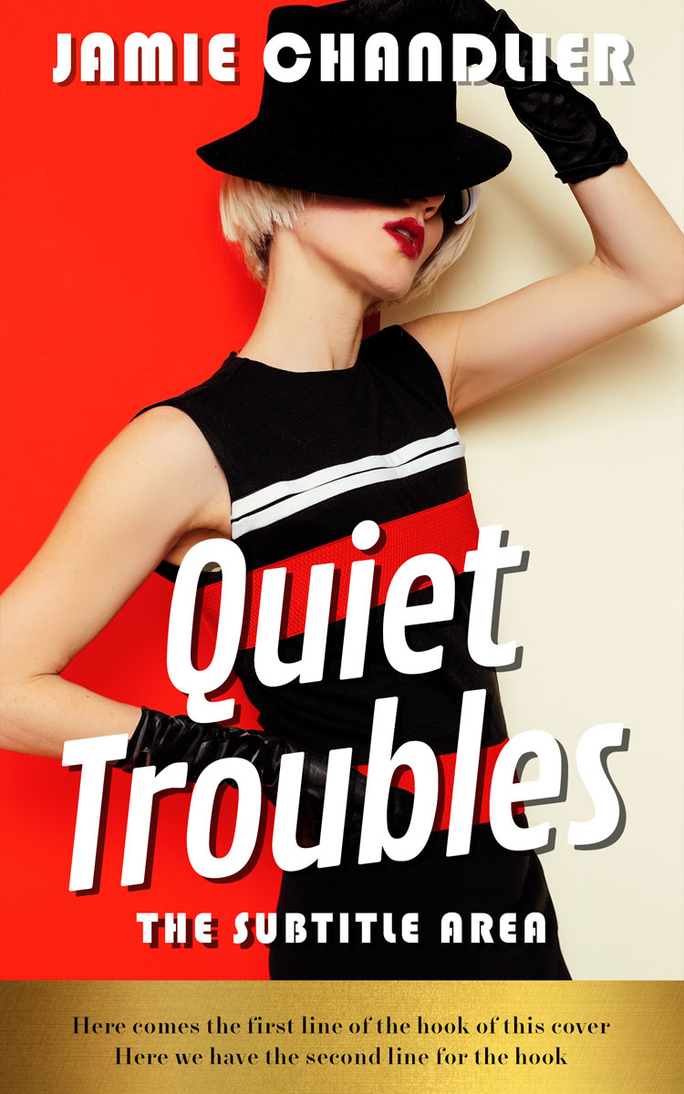 2D view of Premade Chick Lit Book Cover - Night Rider