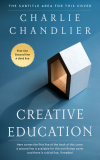 2D view of Premade Abstract Book Cover - Calypso