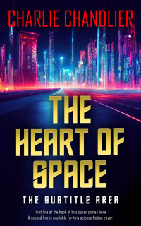 2D view of Premade Science Fiction Book Cover - Burning Sand