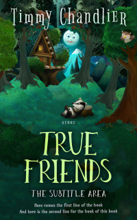 2D view of Premade Fantasy Book Cover - Bush