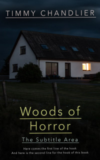 2D view of Premade Mystery & Thriller & Suspense Book Cover - Black