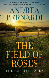 2D view of Premade Western Book Cover - Laser