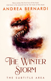 2D view of Premade Fantasy Book Cover - Linen