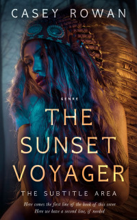 2D view of Premade Western Book Cover - Shark