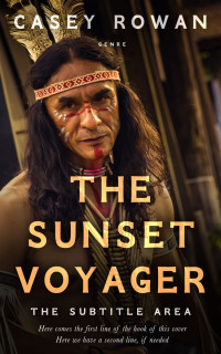 2D view of Premade Western Book Cover - Night Rider