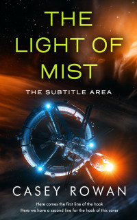 2D view of Premade Science Fiction Book Cover - Cod Gray