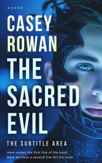 2D view of Premade Science Fiction Book Cover - Nile Blue