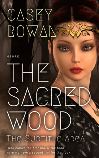 2D view of Premade Fantasy Book Cover - Whiskey