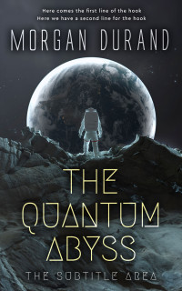 2D view of Premade Science Fiction Book Cover - Outer Space