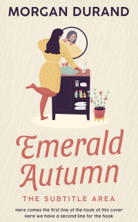 2D view of Premade Self-Improvement & Self-Help Book Cover - Parchment