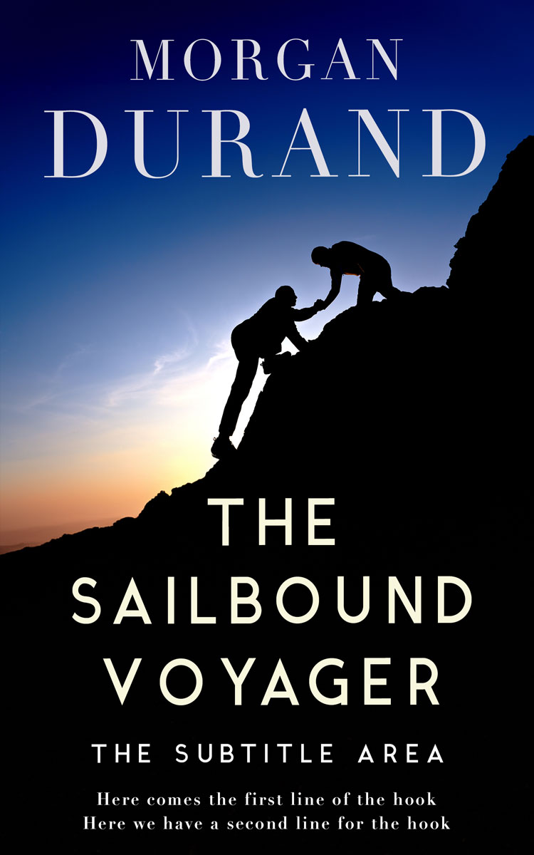 2D view of Premade Self-Improvement & Self-Help Book Cover - Silver Rust