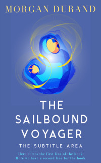 2D view of Premade Abstract Book Cover - San Marino