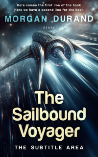 2D view of Premade Science Fiction Book Cover - Mirage