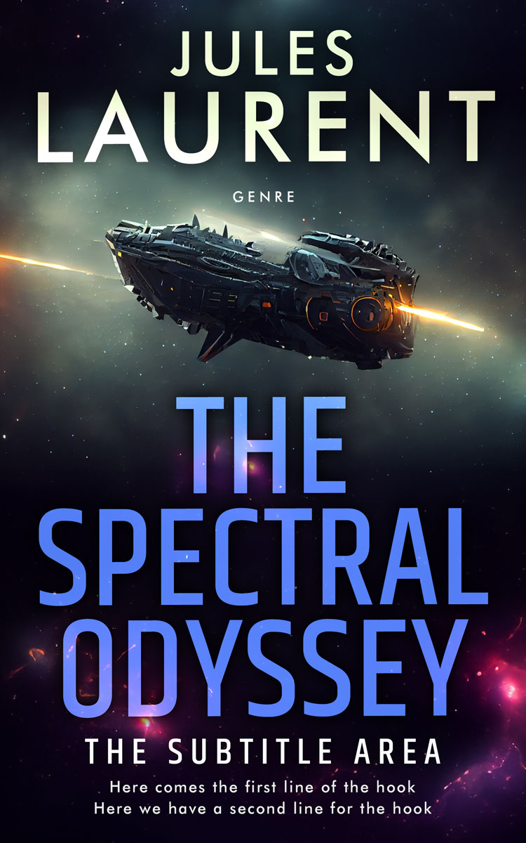 2D view of Premade Science Fiction Book Cover - Cinder