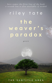 2D view of Premade Surreal Book Cover - Spun Pearl