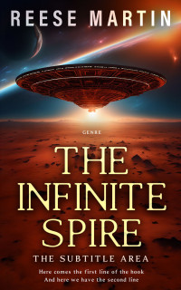 2D view of Premade Science Fiction Book Cover - Cedar