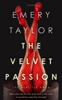 2D view of Premade Erotica Book Cover - Cocoa Brown