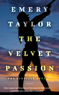 2D view of Premade Western Book Cover - Fiord