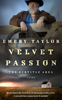 2D view of Premade Western Book Cover - Tuatara