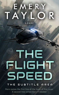 2D view of Premade Science Fiction Book Cover - Outer Space