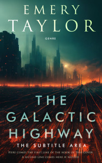 2D view of Premade Apocalyptica Book Cover - Outer Space