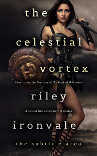 2D view of Premade Fantasy Book Cover - Cod Gray