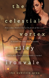 2D view of Premade Fantasy Book Cover - Metallic Bronze