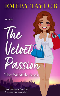2D view of Premade Chick Lit Book Cover - Bossanova