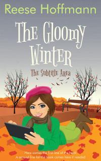 2D view of Premade Chick Lit Book Cover - Gray Nickel