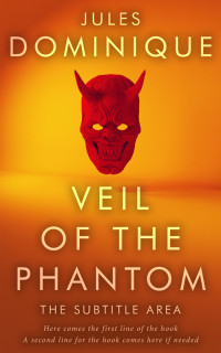 2D view of Premade Horror Book Cover - Fiery Orange