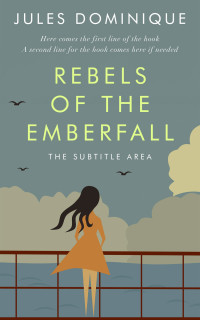 2D view of Premade Chick Lit Book Cover - Blue Smoke