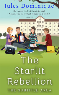 2D view of Premade Teen & Young Adult Book Cover - Chelsea Cucumber