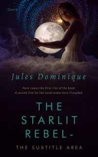 2D view of Premade Fantasy Book Cover - Cinder