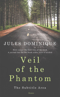 2D view of Premade Literary Fiction Book Cover - Fuscous Gray