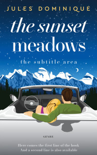 2D view of Premade Romance Book Cover - Blumine