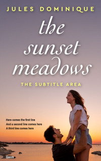 2D view of Premade Romance Book Cover - Del Rio