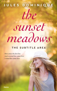 2D view of Premade Chick Lit Book Cover - Tussock