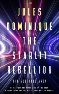 2D view of Premade Science Fiction Book Cover - Revolver