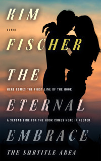 2D view of Premade Romance Book Cover - Cocoa Brown