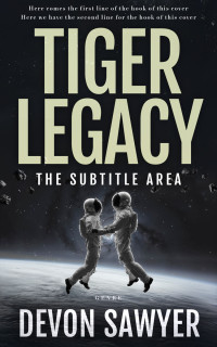 2D view of Premade Science Fiction Book Cover - Foggy Gray