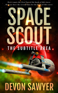 2D view of Premade Science Fiction Book Cover - Tumbleweed