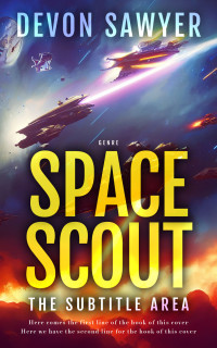 2D view of Premade Science Fiction Book Cover - Voodoo