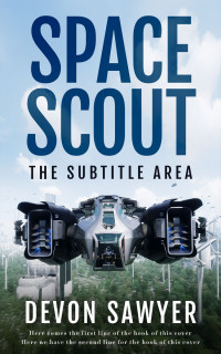 2D view of Premade Science Fiction Book Cover - Big Stone