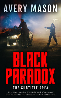 2D view of Premade Mystery & Thriller & Suspense Book Cover - Heavy Metal