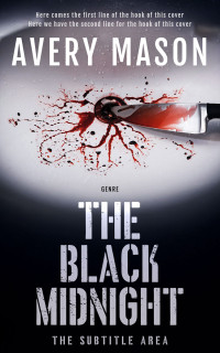 2D view of Premade Mystery & Thriller & Suspense Book Cover - Pale Slate