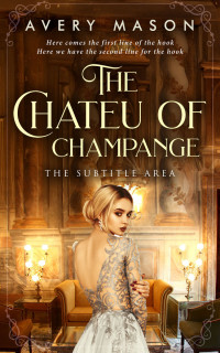 2D view of Premade Historical Book Cover - Gold Sand