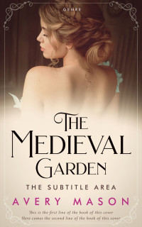 2D view of Premade Romance Book Cover - Bistre