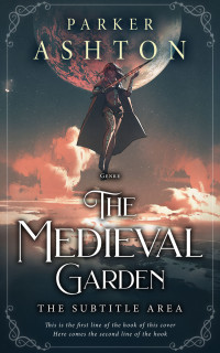 2D view of Premade Fantasy Book Cover - Outer Space