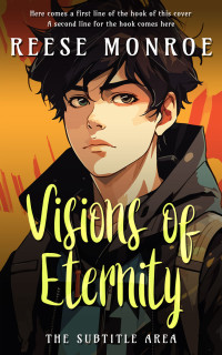 2D view of Premade Teen & Young Adult Book Cover - Oil